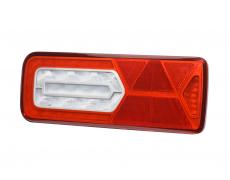 LED Heckleuchte Links 24V, zusätzliche Anschlüsse, Dreieckrückstrahler